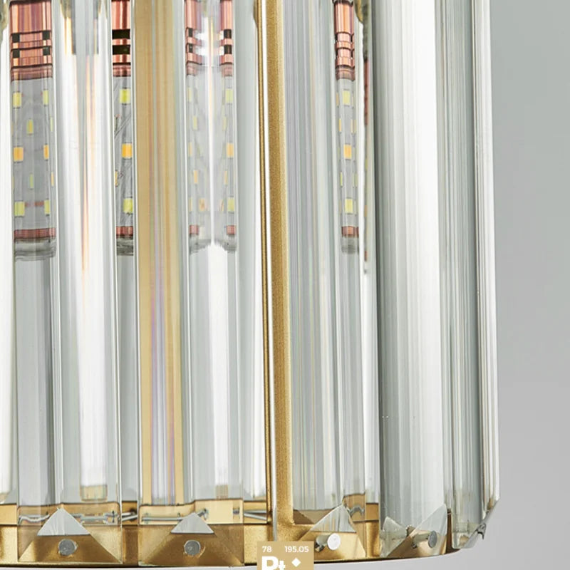 Suspension moderne à cristal K9