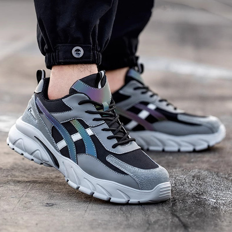 Chaussures de sécurité à semelle résistante à la pénétration gris