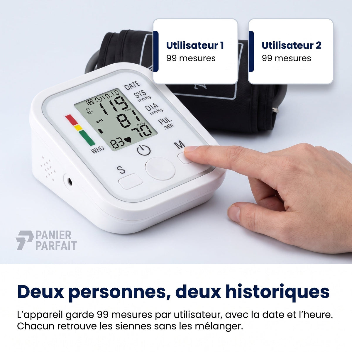 Tensiomètre de bras automatique à affichage digital