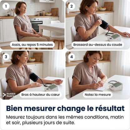 Tensiomètre de bras automatique à affichage digital