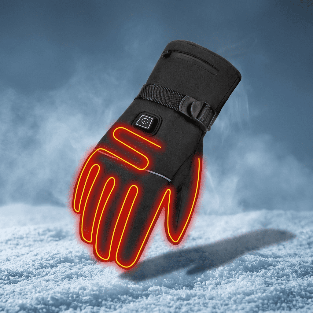 Gants chauffants rechargeables à batterie intégrée