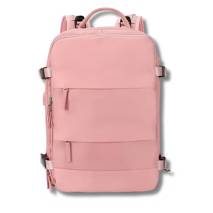 Sac à dos de voyage fonctionnel avec port de chargement USB intégré