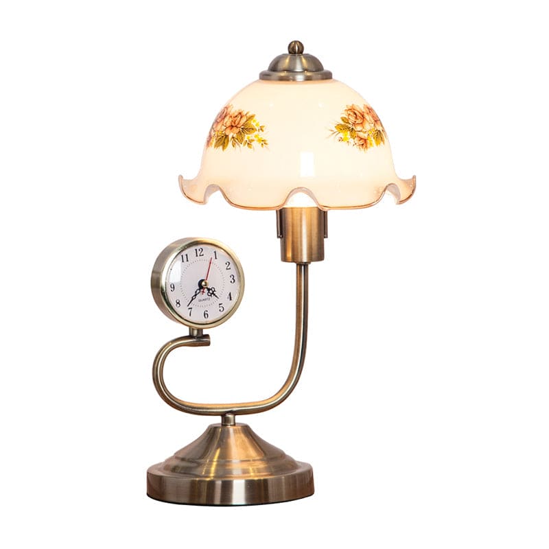Lampe de table décorative en forme de fleur style campagnard
