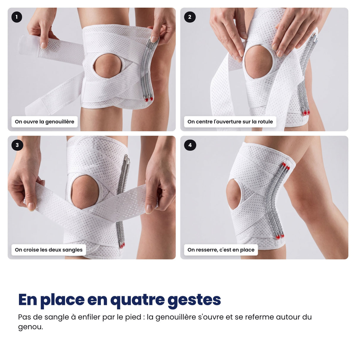 Genouillère réglable à maintien rotulien FlexiGard