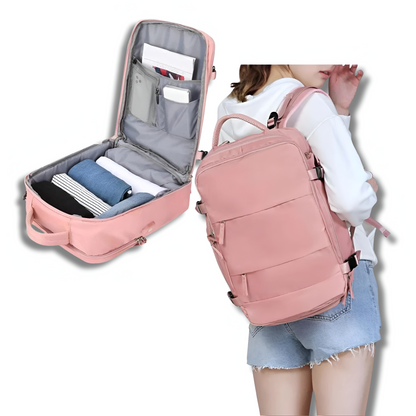 Practical Travel Bag with Built-in USB Port