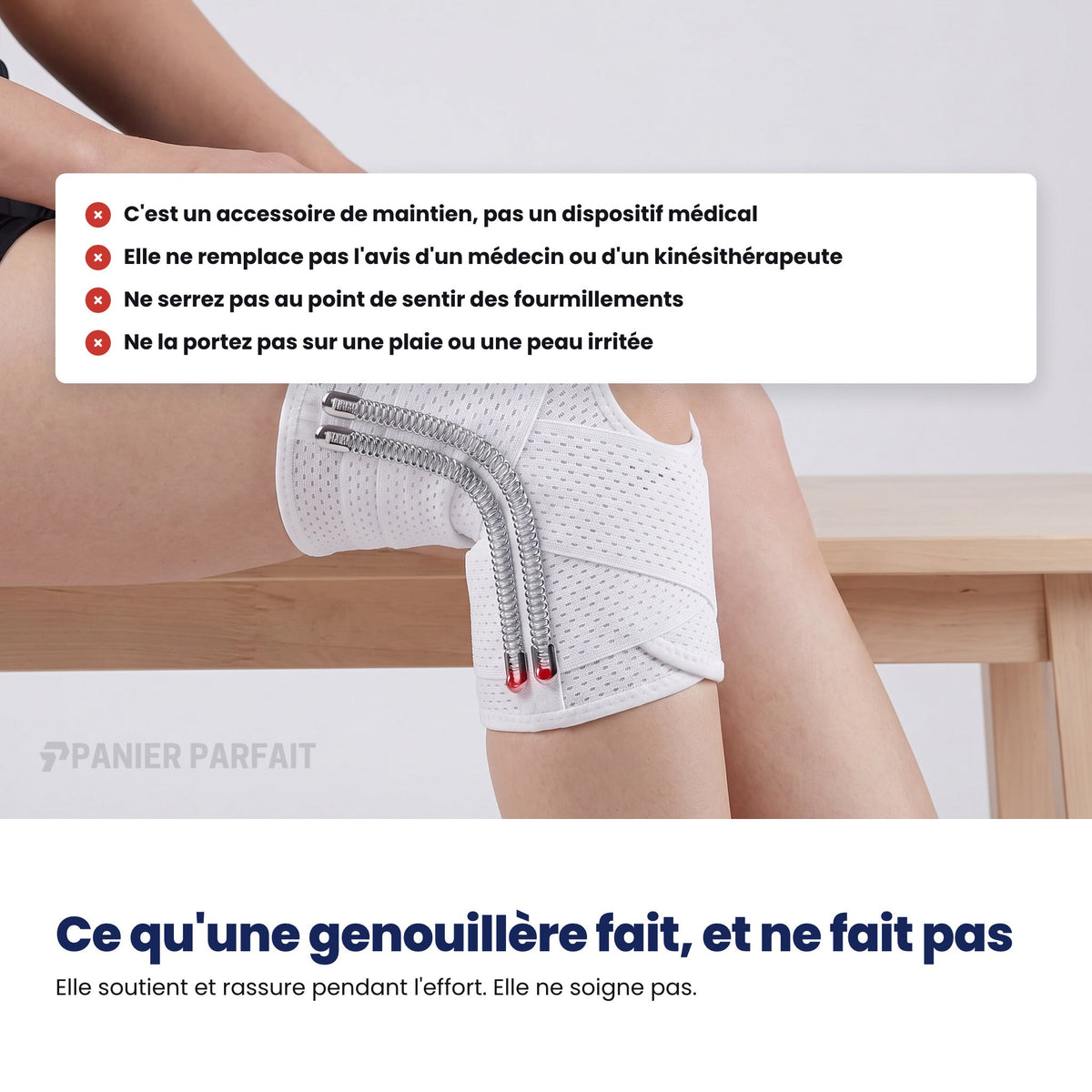 Genouillère réglable à maintien rotulien FlexiGard