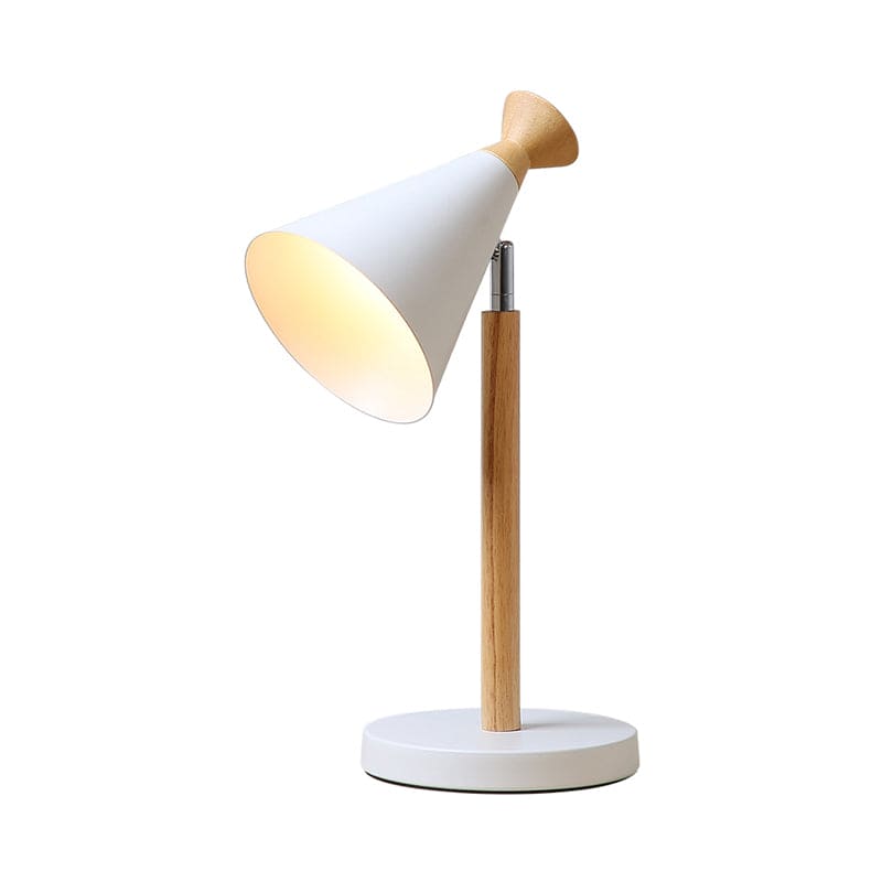 Lampe à poser moderne en fer forme trompette