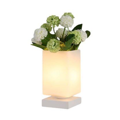 Lampe de nuit en verre Art Déco ambiance romantique
