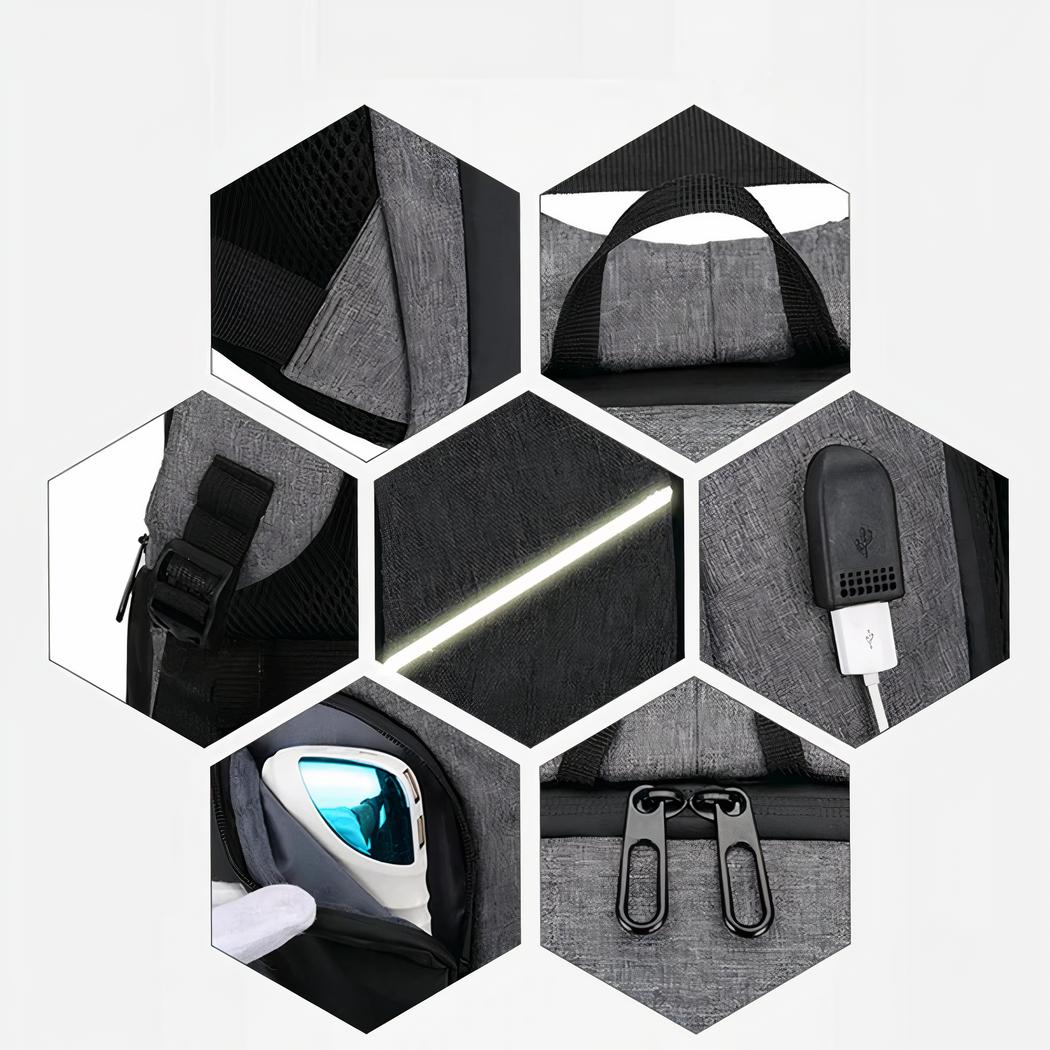 Sac à dos connecté avec chargeur USB et compartiment ordinateur
