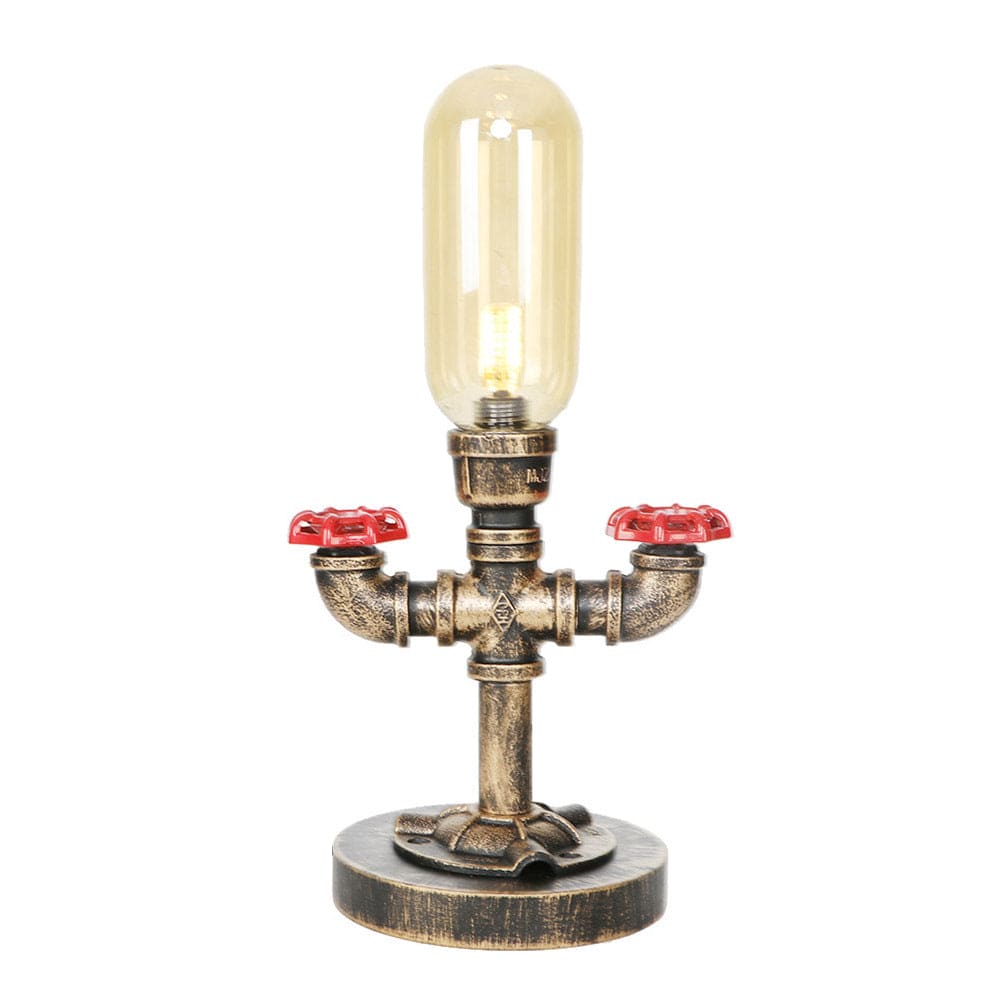 Lampe de table moderne à design industriel en métal