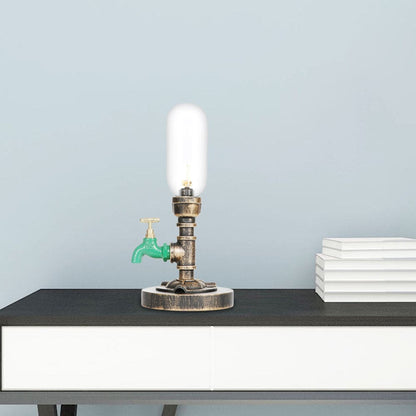Lampe de table moderne à design industriel en métal