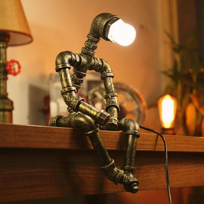 Lampe de table design robot moderne LED