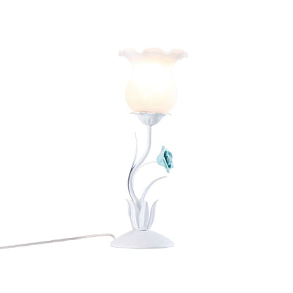 Lampe de table décorative à design floral