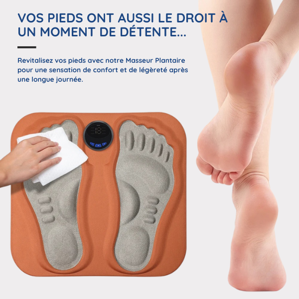 Appareil de massage plantaire électrique à stimulation musculaire