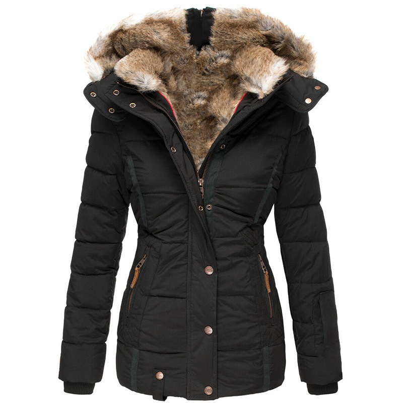 Veste chaude en fausse fourrure confortable