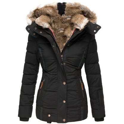 Veste chaude en fausse fourrure confortable