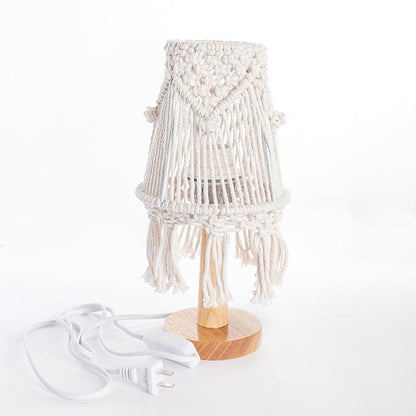 Decorative Cone-Shaped Lamp with Elegant Ceramic Base