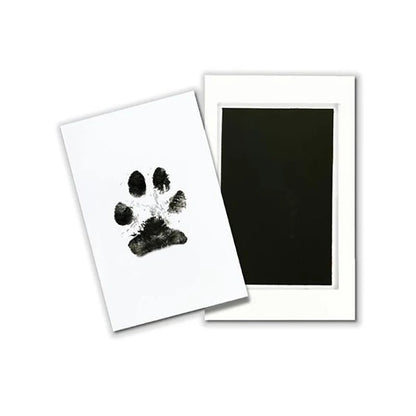 Cadre photo souvenir en bois pour empreinte d'animaux