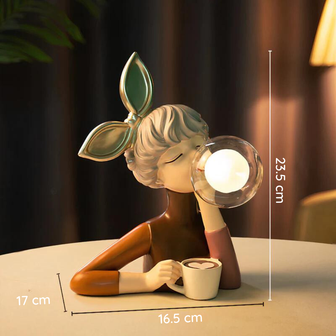 Lampe de table élégante à éclairage LED pour intérieur