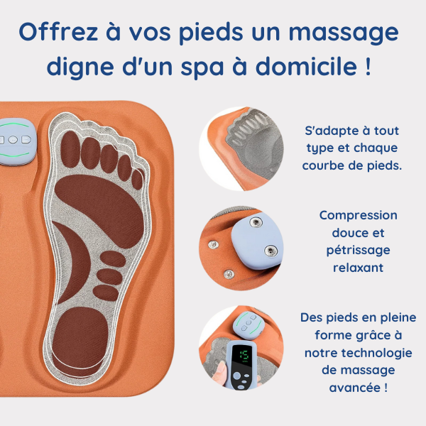 Appareil de massage plantaire électrique à stimulation musculaire