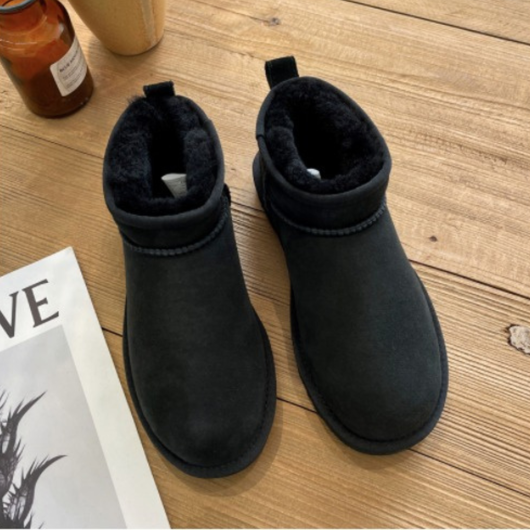Bottes d'hiver confortables en textile isolant