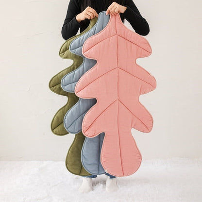 Tapis de sol souple en forme de feuille pour bébé