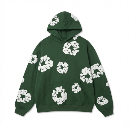 Elegant Floral Men's Sweatshirt – Chic Comfortable Spring Wear