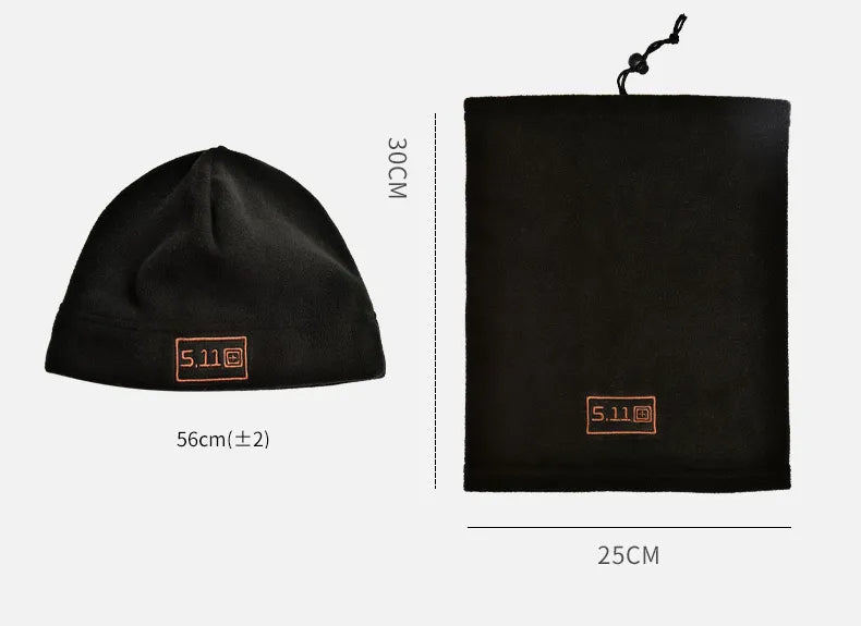 Cagoule chaude isolante en tissu extensible multifonction
