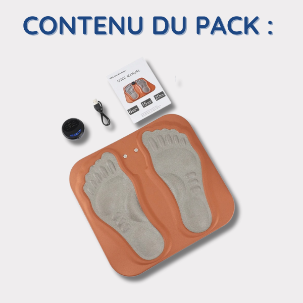 Appareil de massage plantaire électrique à stimulation musculaire