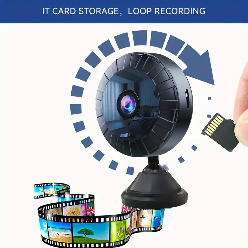 Mini caméra espion sans fil 4K pour surveillance intérieure