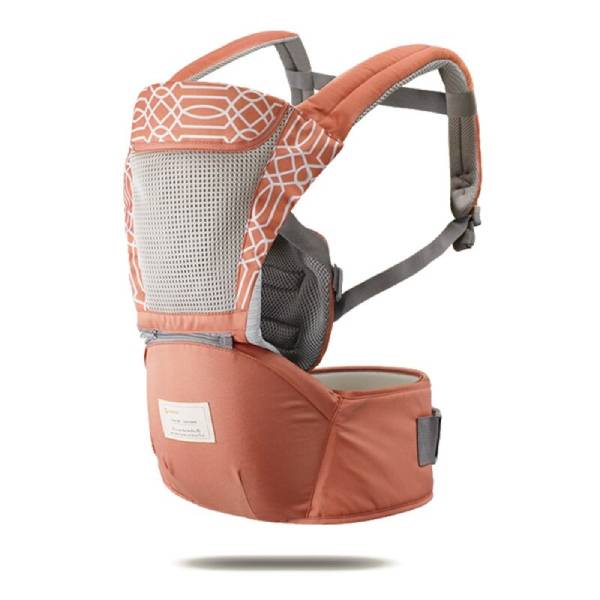 Porte-bébé ergonomique réglable en tissu respirant