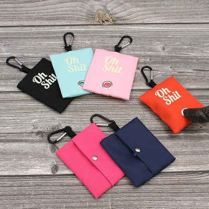 Distributeur de sacs à déchets portable en plastique