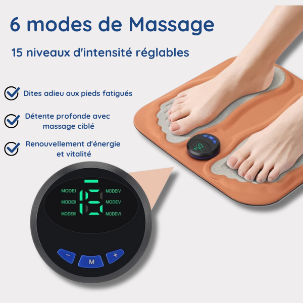 Appareil de massage plantaire électrique à stimulation musculaire