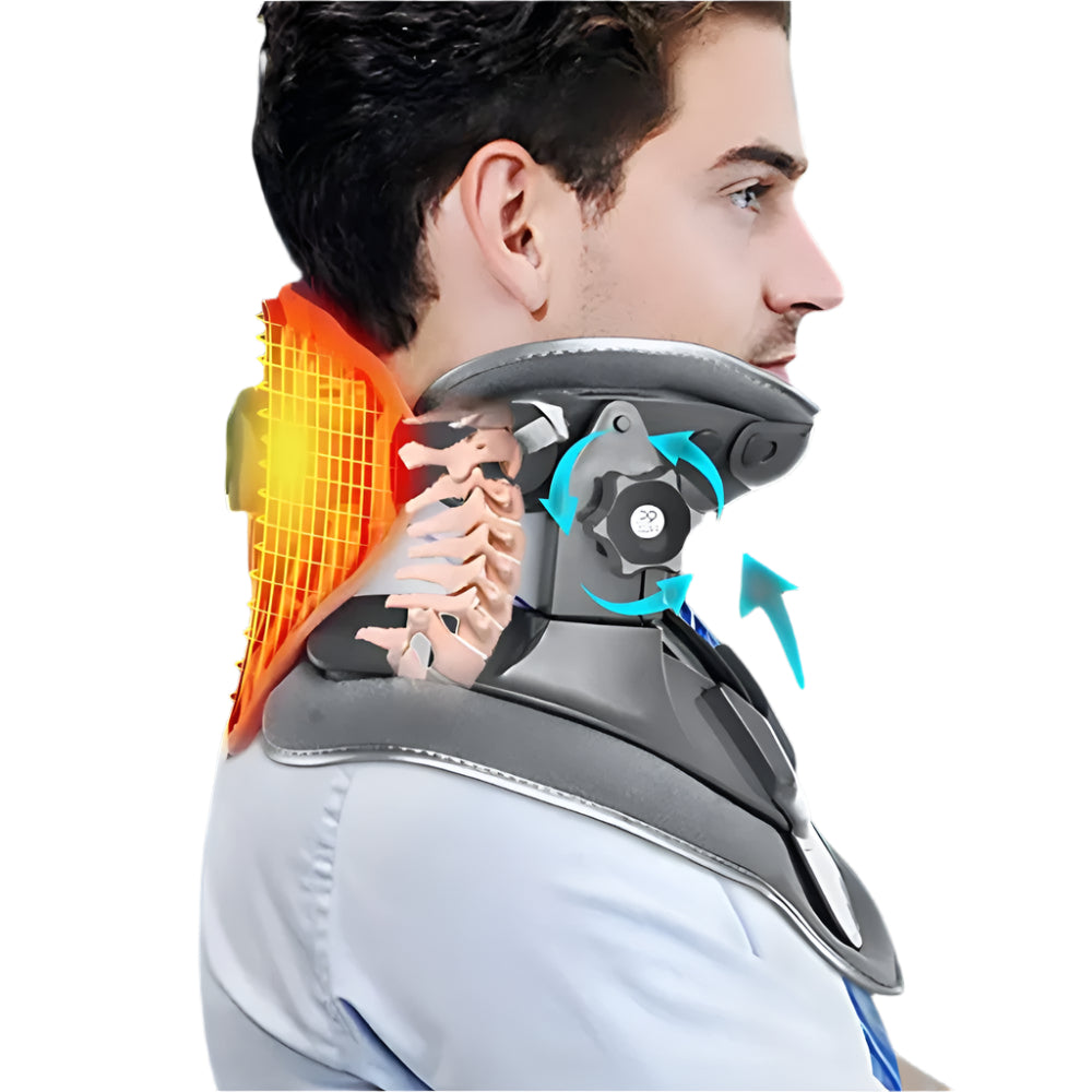Appareil de traction cervicale avec chaleur apaisante et soutien