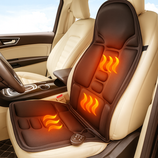 Heated Shiatsu Massage Cushion with 8 Modes