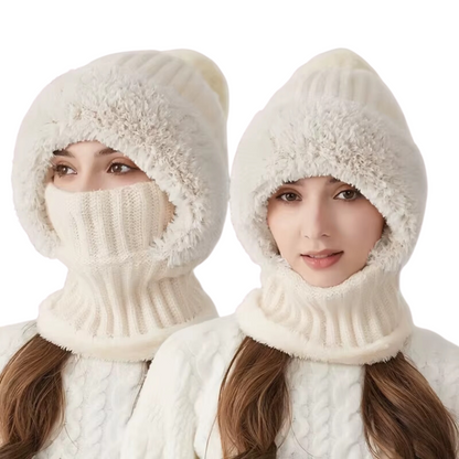 Bonnet cagoule en velours doux