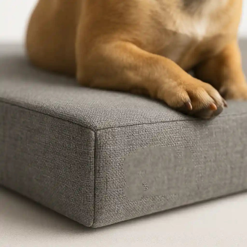 BulldoRest™ – Coussin chien orthopédique soutien dorsal spécial Bouledogue Français