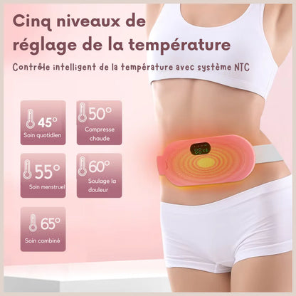 Smart Uterine Heating Belt for Menstrual, Abdominal, and Lower Back Pain