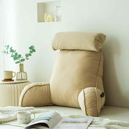 LuxLire™ – Ergonomic Bed Reading Cushion with Memory Foam