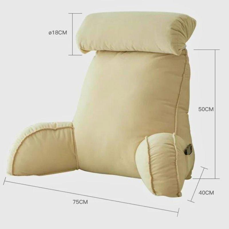 LuxLire™ – Ergonomic Bed Reading Cushion with Memory Foam