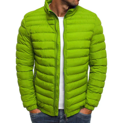 Veste d'automne moderne à fermeture zippée