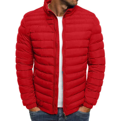 Veste d'automne moderne à fermeture zippée