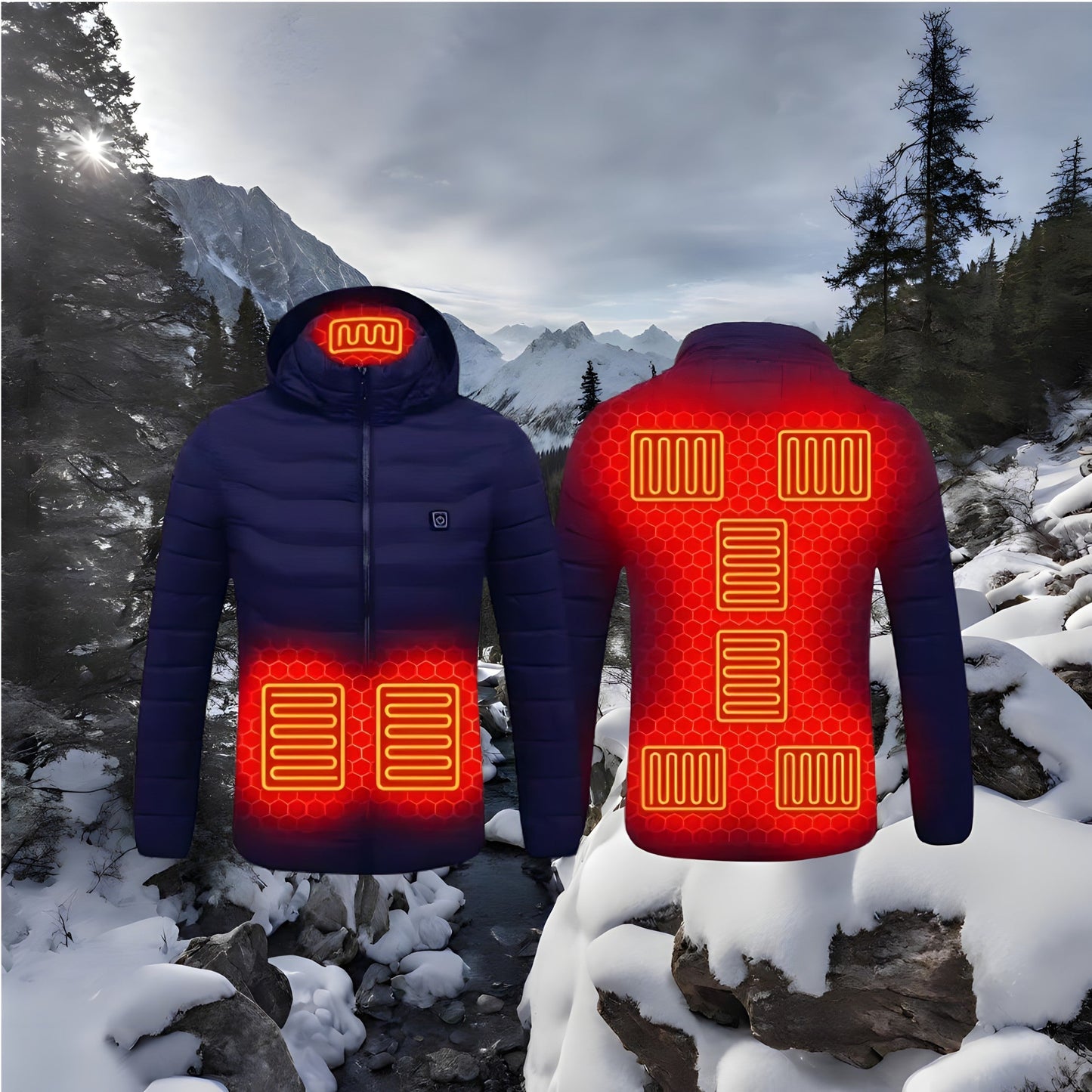 Elegant and Heated Unisex Jackets