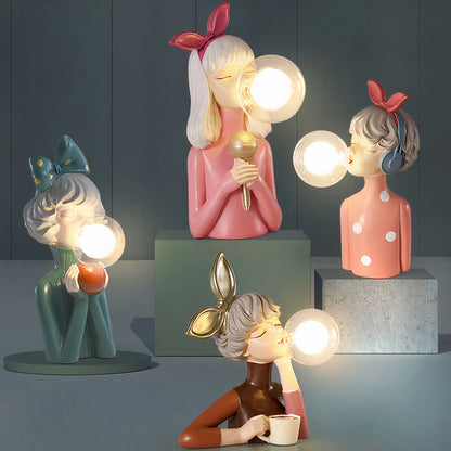 Lampe de table élégante à éclairage LED pour intérieur