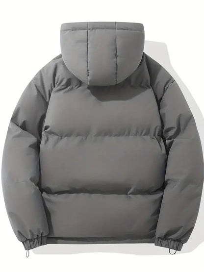 Veste d'hiver matelassée classique à capuche