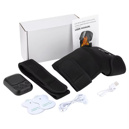 EMS Heated Knee Brace 60 °C – Long-Lasting 5000 mAh Battery