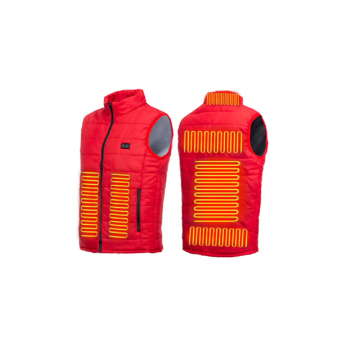 Gilet chauffant rechargeable 9 zones de chaleur
