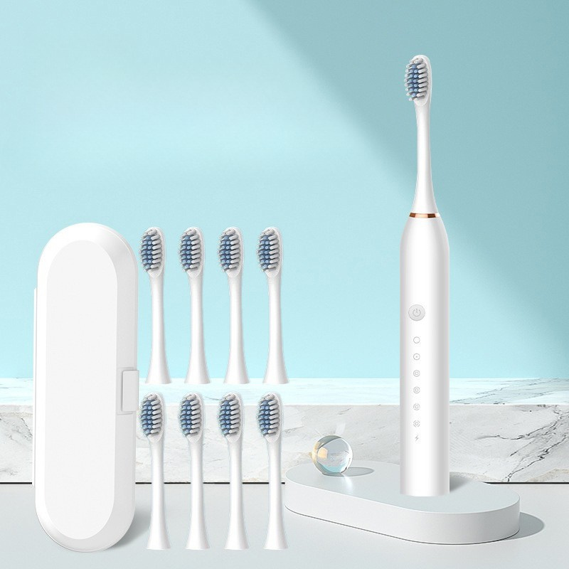GlowSmile™ – Rechargeable Sonic Toothbrush with Multiple Modes