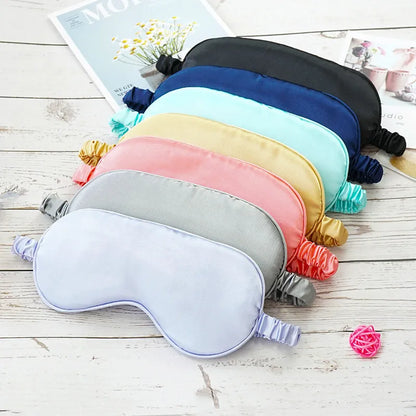 Masque de sommeil doux imitation soie confortable