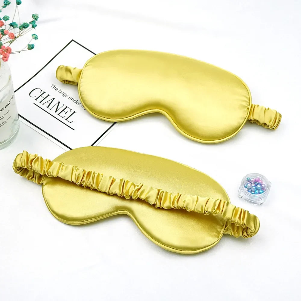 Masque de sommeil doux imitation soie confortable